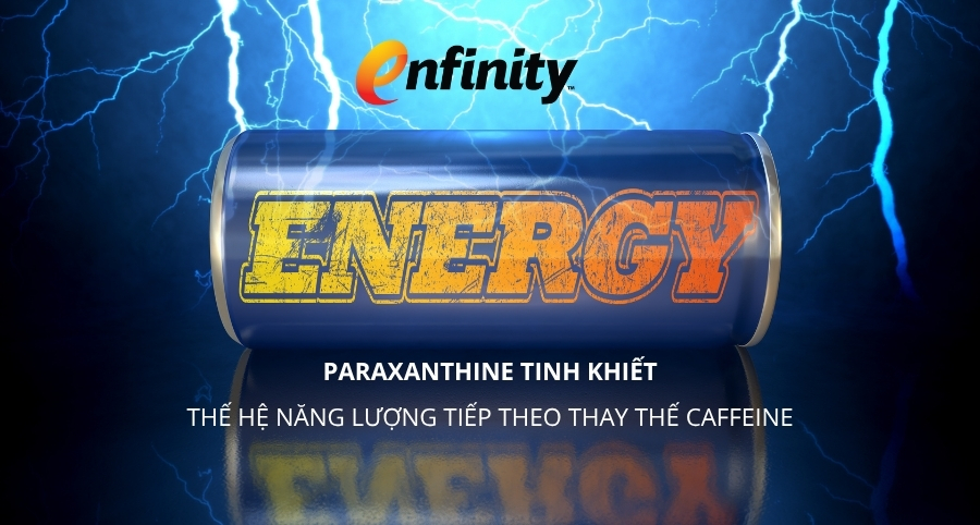 PARAXANTHINE (Enfinity®) – Thế hệ năng lượng tiếp theo thay thế Caffeine